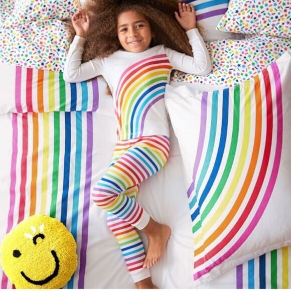 Pottery Barn Kids FLOUR SHOP Stripe Pajama Set - Picture 2 of 3